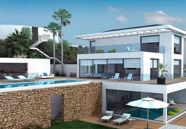 Nybyggd Privat Villa Med 5000 Kvm Tomtområde I Benahavis 1