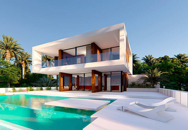 New Built Detached Villa on the Front Line of Golf Course in Estepona 1