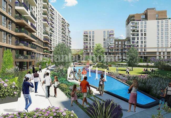 Новые Квартиры в Многоквартирном Проекте в Санджактепе 6