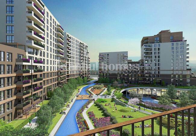 Новые Квартиры в Многоквартирном Проекте в Санджактепе 2