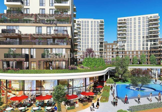 Новые Квартиры в Многоквартирном Проекте в Санджактепе 3