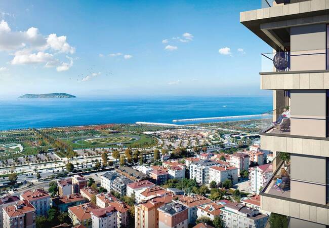 Appartements Vue Imprenable Sur Île À Istanbul Maltepe