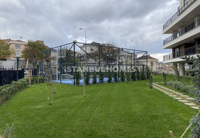 آپارتمان های استانبول با مناطق مجتمع سبز در عمرانیه 12