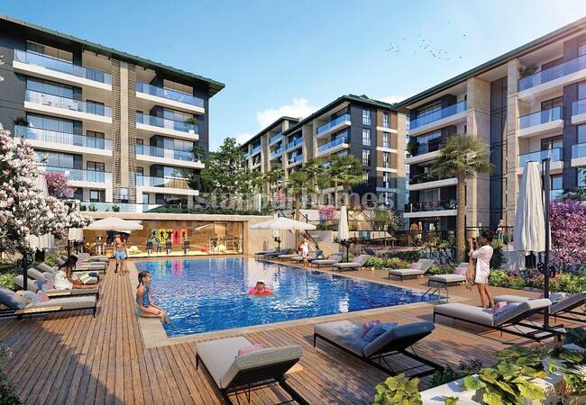 آپارتمان های خیره کننده با نمای بسیار زیبای دریا در بویوک چکمجه استانبول 2