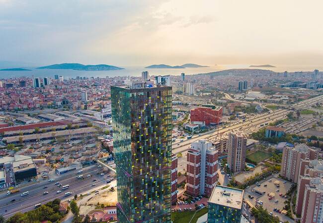 Immobilier Vue Sur Île Et Ville À Istanbul Kartal