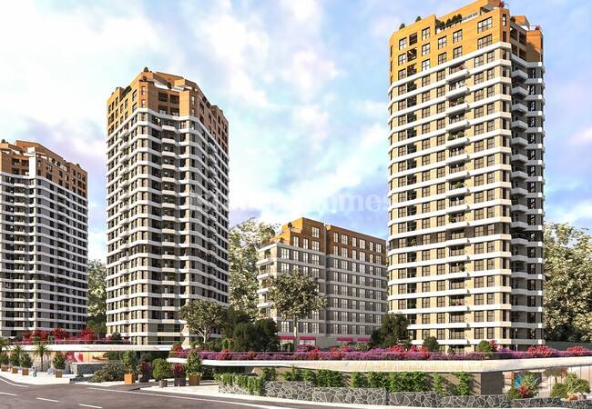 Sea View Apartments in a Luxurious Project in Kartal