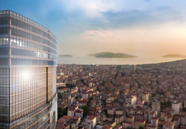 İstanbul Maltepe'de E5 Karayolu'na Yakın Yatırımlık Ofisler