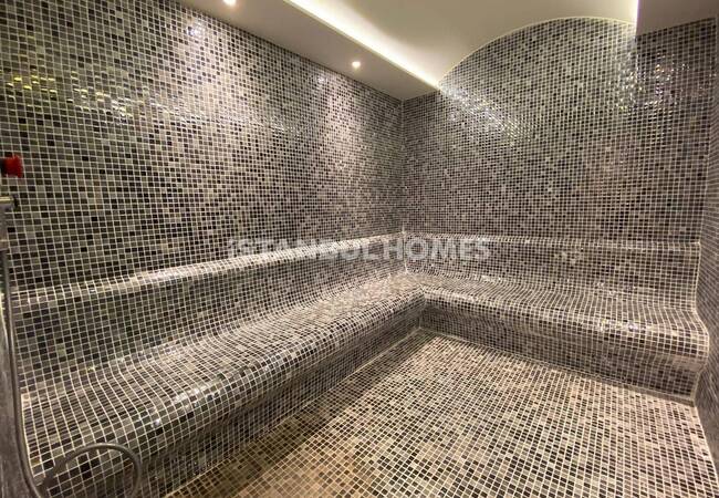 آپارتمان های سطح بالا واقع در یک مجتمع استخردار در استانبول 12