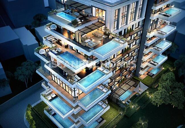 Nişantaşı'nda Kişisel Havuza Sahip Süper Lüks Daireler 1