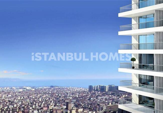 Immobilien In Einem Komplex Mit Panoramapools In Kadiköy