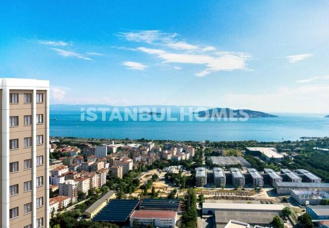 Brand New Sea View Real Estate in a Luxe Complex in Kartal
