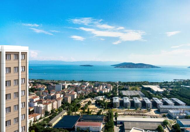 Brand New Sea View Real Estate in a Luxe Complex in Kartal
