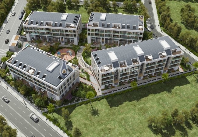 آپارتمان های شیک نزدیک به اسکله بیلیکدوزو در استانبول 2