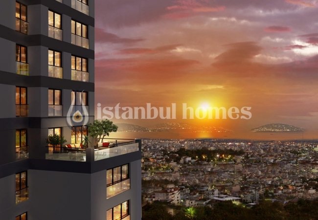 Kartal'da Deniz ve Adalar Manzaralı Site İçinde Daireler 5