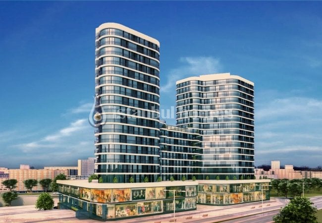 Flats in a Complex on the Transportation Line in Pendik 1