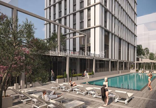 Well Located Properties in a Secure Complex in Umraniye 3