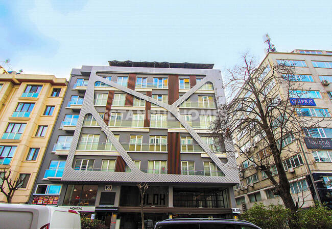 آپارتمان در موقعیت مرکزی معتبر در شیشلی، استانبول