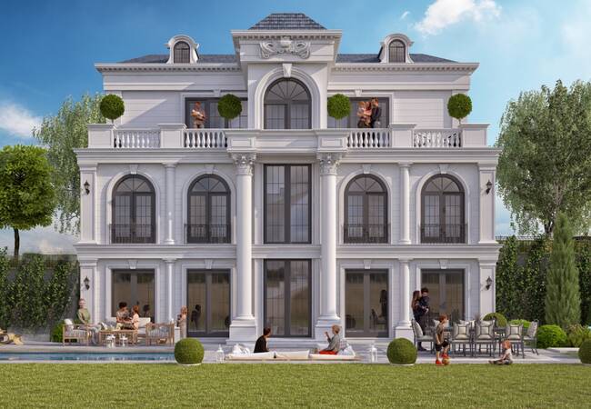 Villas Triplex Avec Piscine Et Jardin Privé À Istanbul Tuzla 1