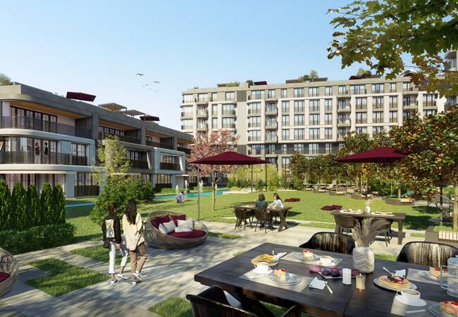 İstanbul Küçükcekmece'de İyi Konumda Yatırımlık Villalar