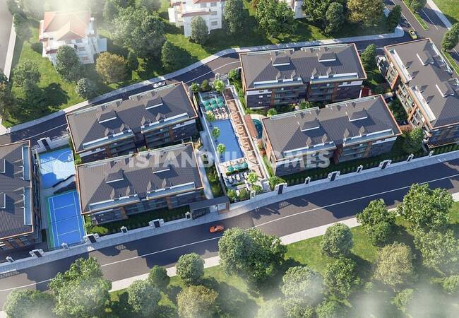 آپارتمان با دید دریا در مجتمعی با امکانات غنی در بیلیکدوزو 2