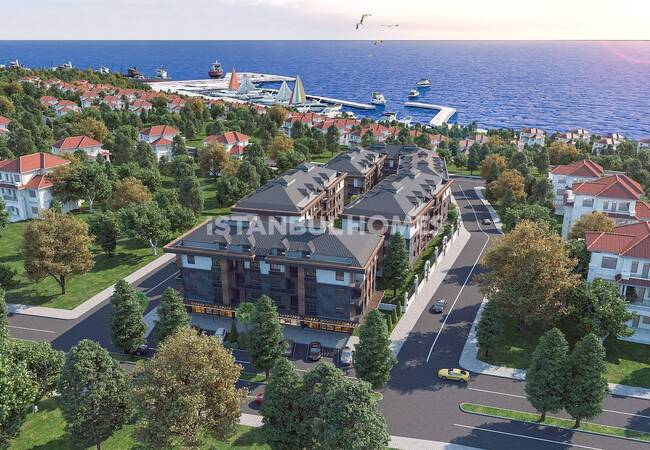 آپارتمان با دید دریا در مجتمعی با امکانات غنی در بیلیکدوزو 1