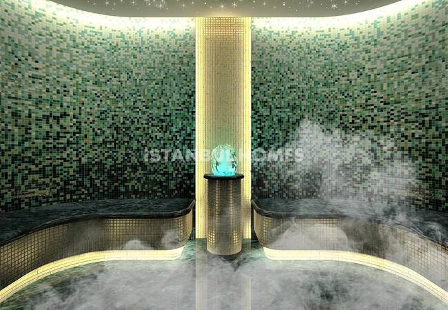 آپارتمان با دید دریا در مجتمعی با امکانات غنی در بیلیکدوزو 20