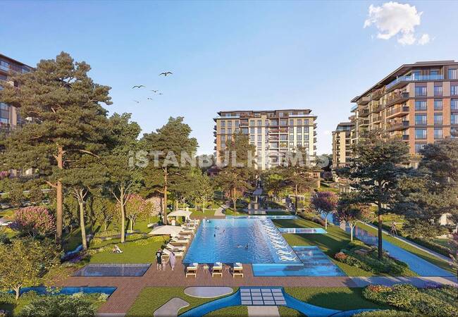 Квартиры с Видом на Город в Комплексе в Сарыере 3