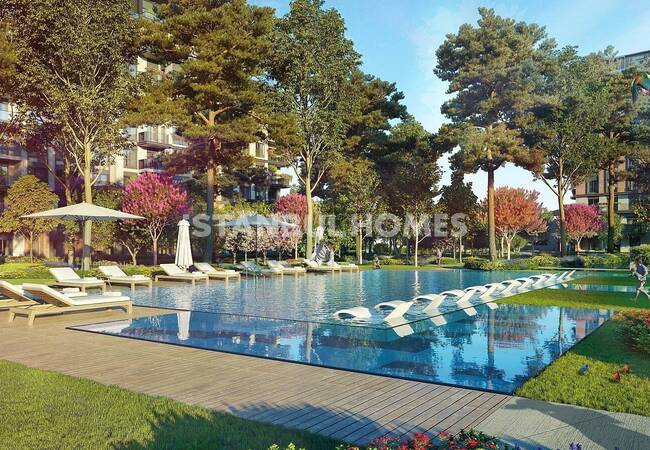 Квартиры с Видом на Город в Комплексе в Сарыере 8