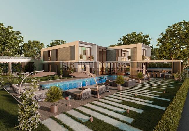 Büyükçekmece'de Özel Havuzlu Çağdaş Tasarımlı Villalar 1