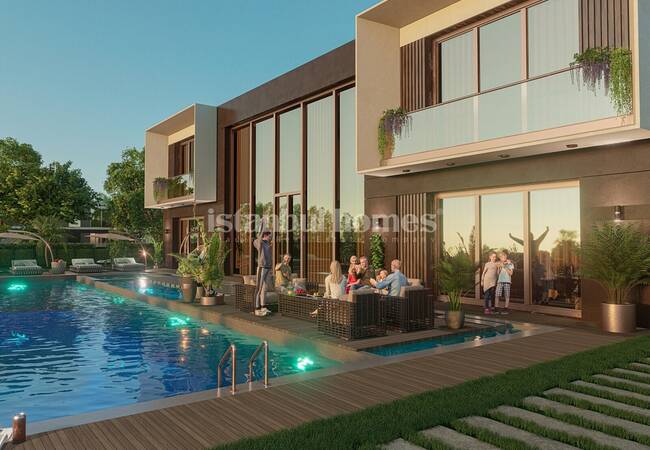 Büyükçekmece'de Özel Havuzlu Çağdaş Tasarımlı Villalar 2