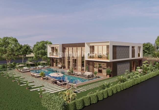 Büyükçekmece'de Özel Havuzlu Çağdaş Tasarımlı Villalar 4