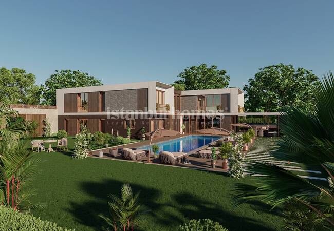 Büyükçekmece'de Özel Havuzlu Çağdaş Tasarımlı Villalar 6