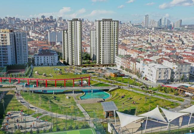 Appartements Avec Installations Sociales À Istanbul Bagcilar