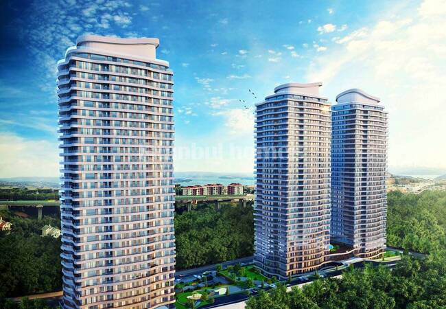 Luxe Beykoz Properties in a Complex with Rich On-site Facilities