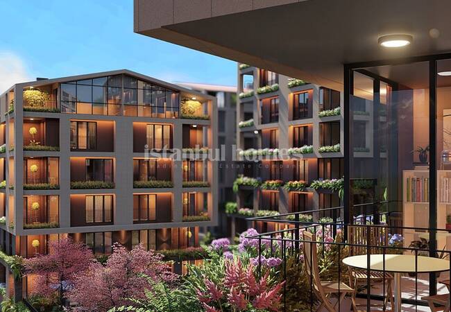 Immobilier Vue Sur Bosphore Dans Une Résidence Récurisée À Uskudar 4