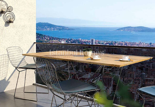 İstanbul Maltepe'de Deniz Manzaralı Satılık Daireler 10