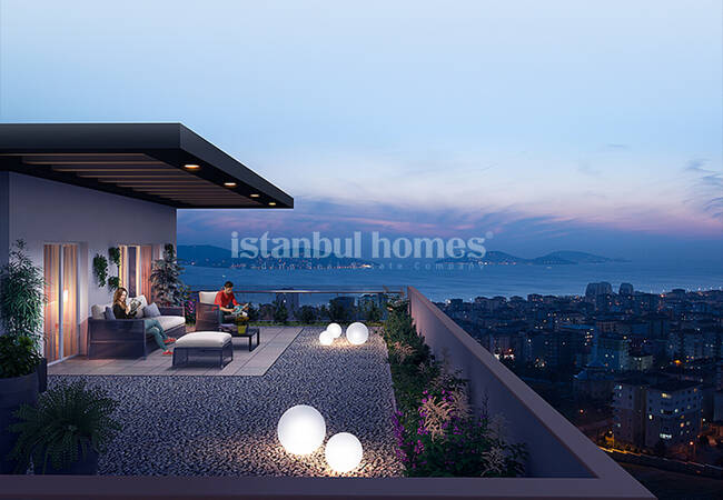 İstanbul Maltepe'de Deniz Manzaralı Satılık Daireler 8