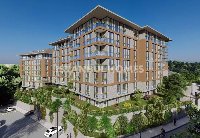 Properties in Complex with Large Green Areas in Istanbul Uskudar 2