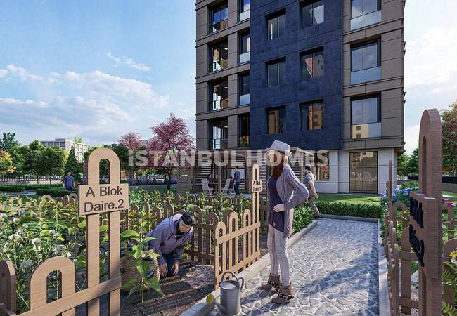 İstanbul Beylikdüzü’nde Ara Kat ve Bahçe Katı Satılık Daireler 1