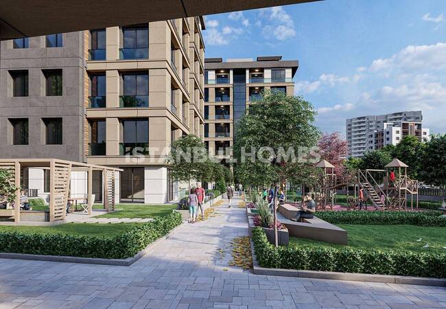 İstanbul Beylikdüzü’nde Ara Kat ve Bahçe Katı Satılık Daireler 7