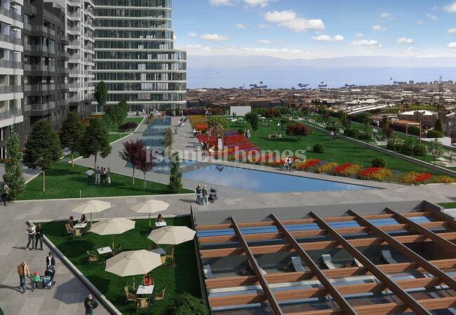 Meerblick Wohnungen Im Komplex Nahe Der U-bahn In Kartal 8