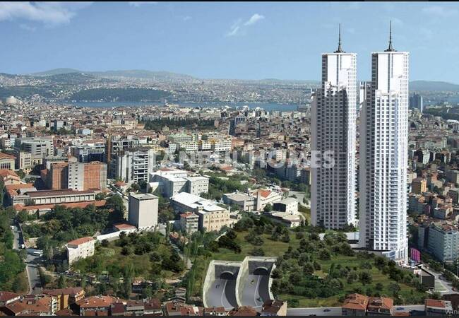 Sea View Flats in High-rise Project in Sisli Istanbul