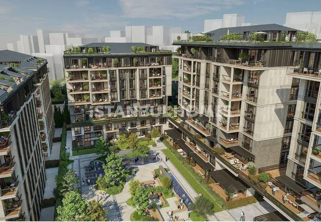 İstanbul Beşiktaş'ta Kapsamlı Projede Deniz Manzaralı Daire 2