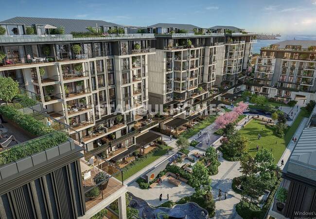 İstanbul Beşiktaş'ta Kapsamlı Projede Deniz Manzaralı Daire 6