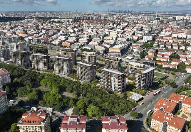 Immobiliers Résidentiels Vue Nature À Bahcelievler Istanbul