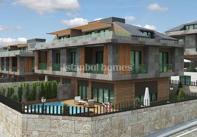 Semi-detached Villas with Private Pools and Gardens in Beylikduzu 4