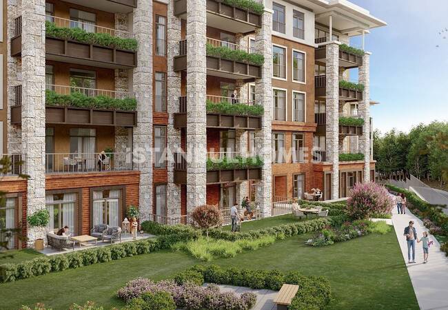 Квартиры с Высокими Потолками в Жилом Комплексе в Эюпе 8