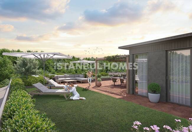 Квартиры с Высокими Потолками в Жилом Комплексе в Эюпе 11