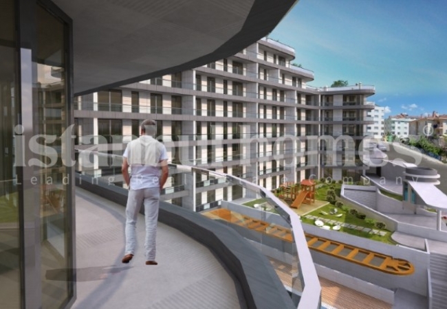 İstanbul Pendik'te Deniz Manzaralı Teraslı Satılık Daireler 2
