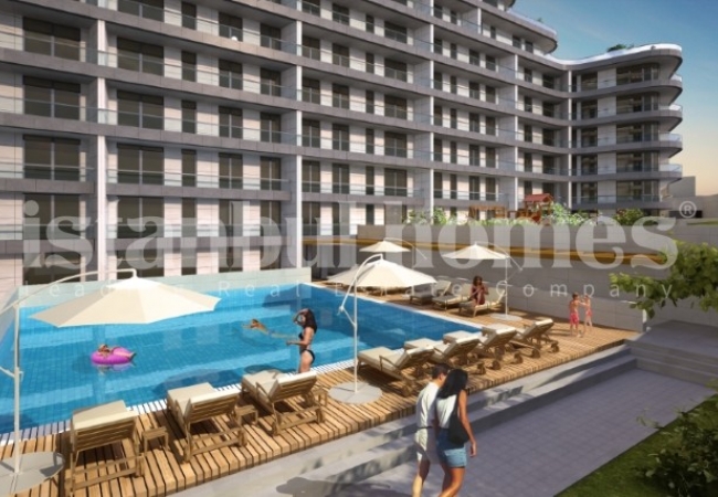 İstanbul Pendik'te Deniz Manzaralı Teraslı Satılık Daireler 3